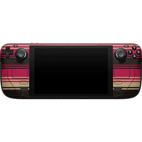 NFL San Francisco 49ers Trailblazer Steam Deck Handheld Gaming Computer Skin